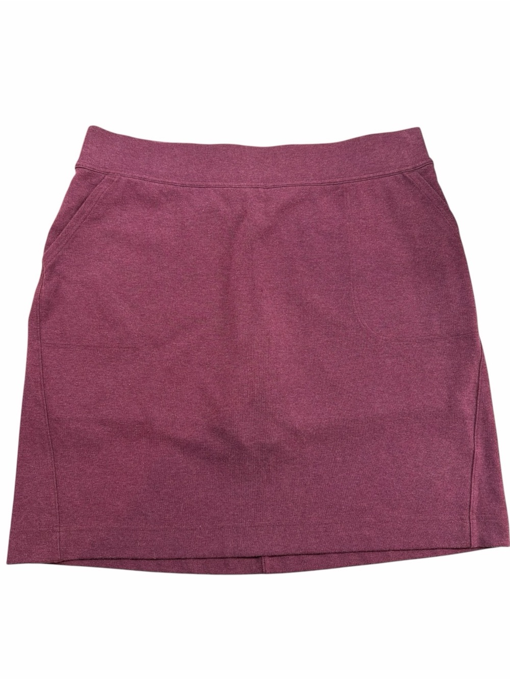 Duluth Women's NoGA Naturale Cotton Skort Burgundy Red Pink - Size Large